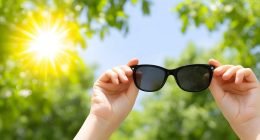 UV blocking sunglasses